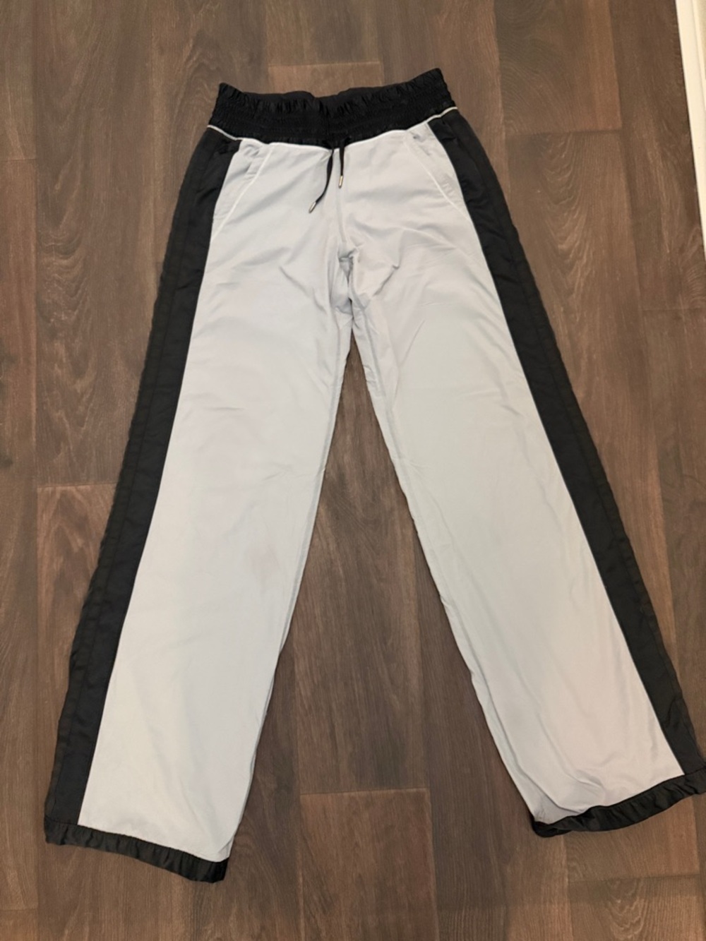 Lululemon Two-Tone White and Black Track Pants